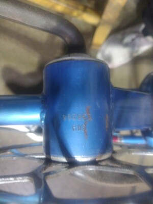 Vintage 1980 Mongoose motomag Frame/ Tange Fork Silver BMX Old