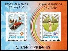 SAO TOME et PRINCIPE 726 - Olympic Games "Souvenir Sheet" (pb52588)