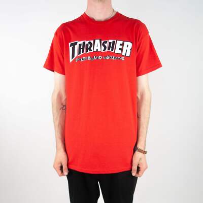 Thrasher x Baker T-Shirt - Rot
