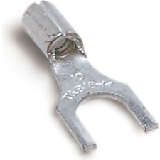 18 to 14 AWG Noninsulated Fork Terminal - 100 Pack