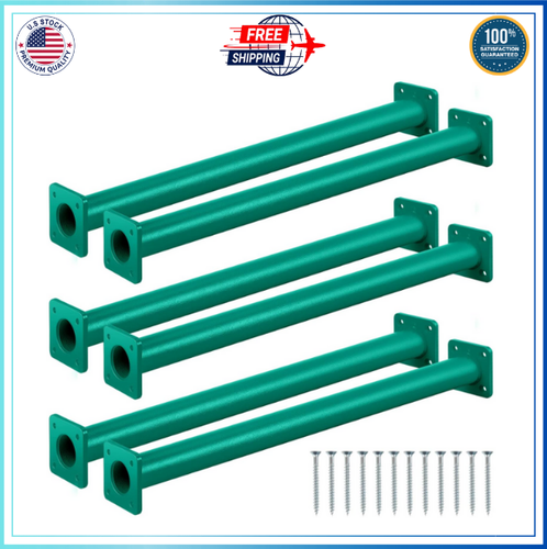 Set of 6 Monkey Bars Ladder Rungs Playground Sets for Backyards Steel Swing Set