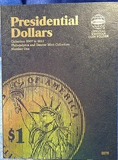 Whitman Presidential Dollar #1 2007-2011 Coin Folder, Album Book # 2275