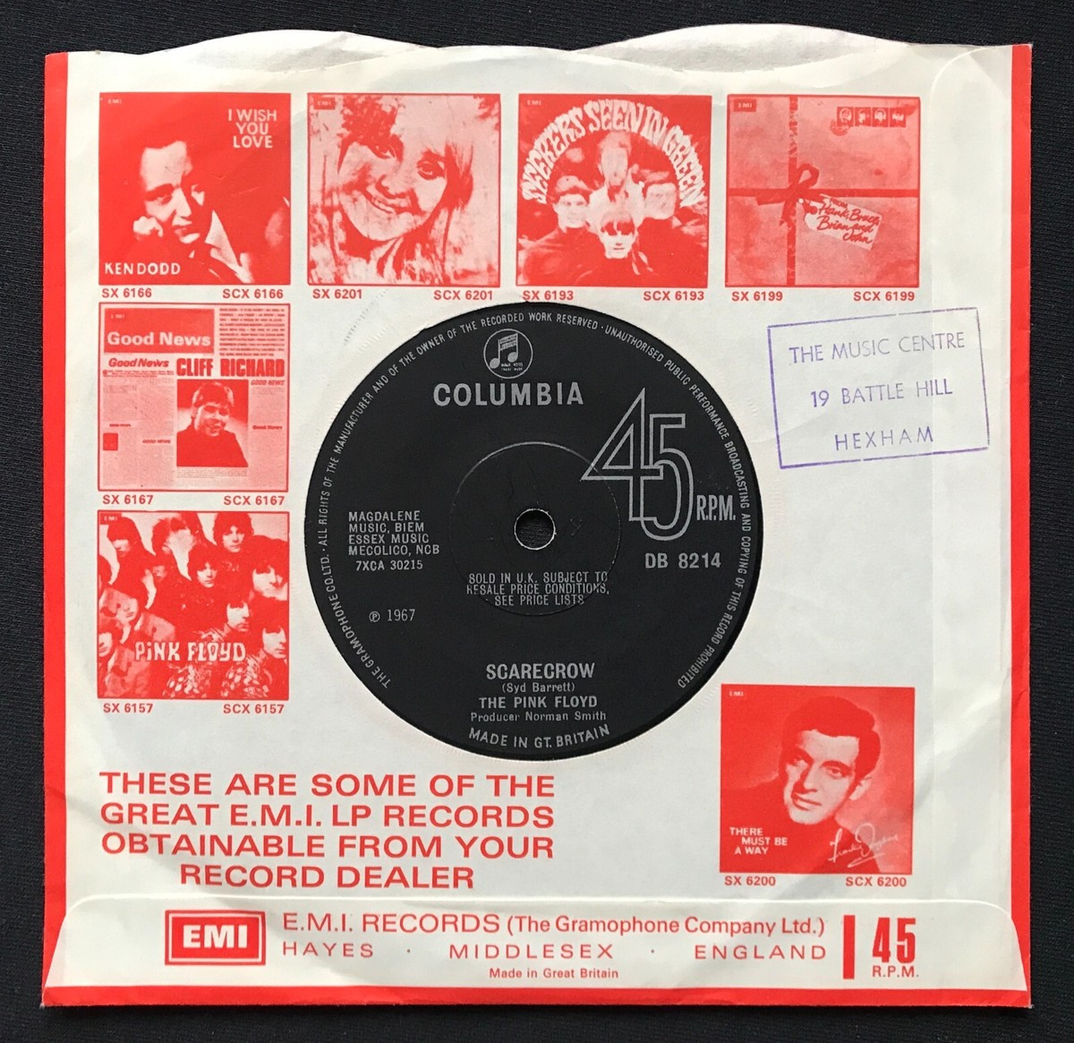 ピンクフロイド 名盤 レコード シーエミリープレイ UKオリジナル