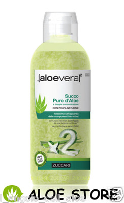 ZUCCARI [ Aloe Vera ] 2 1x Juice Pure D'Aloe 1000ml A Double Concentration  | eBay