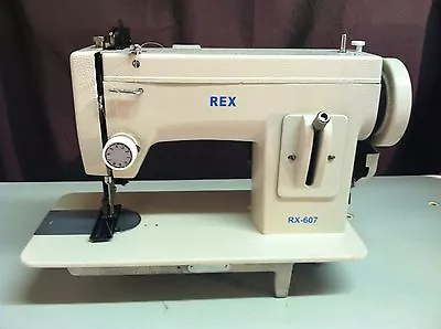 Rex 607 leather Portable Upholstery Walkingfoot heavy duty Sewing Machine