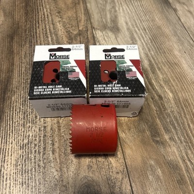 Morse 2 1/2'' Holesaw 3pcs 
