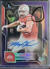 2025 Bowman Chrome University Football Purple Refractor Max Klare #BCA-MKL