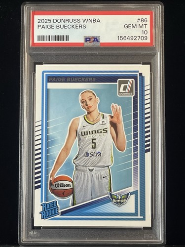 2025 Donruss WNBA #86 Paige Bueckers Rated Rookie PSA GEM *ships free*