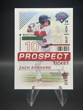 2024 Panini Prospect Edition #175 Zach Ehrhard Red Holi Silver Ticket /199