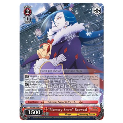 Weiss Schwarz Re:ZERO Starting Life in Another World Memory Snow ''Memory Snow...