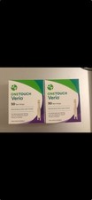OneTouch Verio Diabetic Test Strips, 50 Count, 2 Boxes 100 Total exp 01-31-27