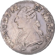 [#1171199] Coin, France, Louis XVI, Ecu, 1786, Pau, AU, Silver, Gadoury:356, a
