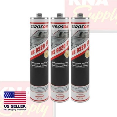 Teroson MS 9320 SF Ochre/ Tan/ Beige Sprayable Seam Sealer 310ml - 3PK
