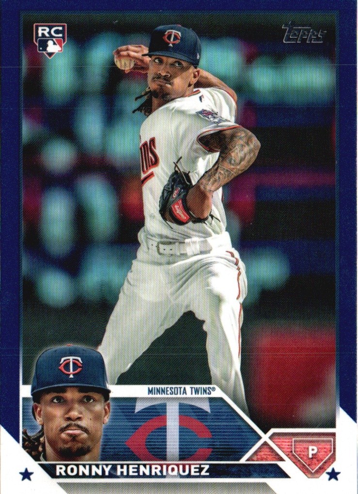2023 Topps #372 Ronny Henriquez Royal Blue
