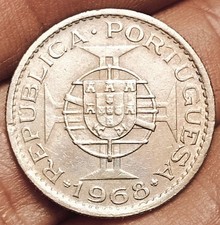 Portuguese Angola 2,5 escudos 1968 coin