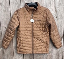 Columbia Youth Medium 10/12 Copper Puffer Jacket Coat Quilted Full Zip Lined NWT