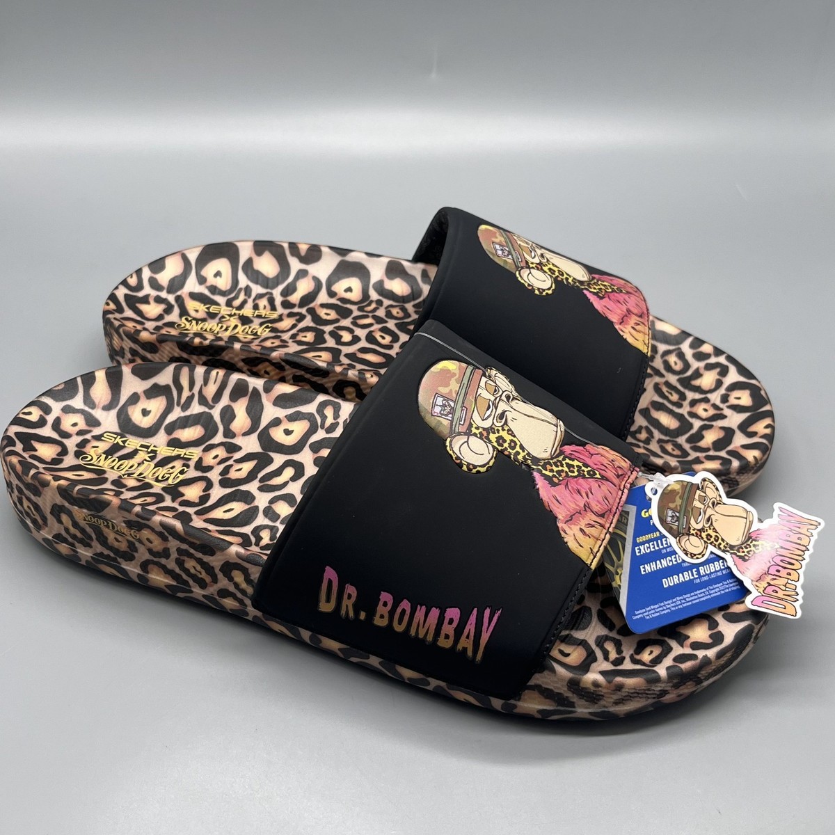 Skechers X Snoop Dogg Bombay Slides Hyper Sandal Size 13 BAYC
