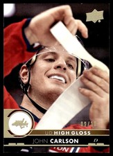 2017-18 Upper Deck UD High Gloss John Carlson 09/10 Washington Capitals #188