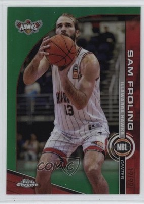 2023-24 Topps Chrome NBL National Basketball League 19/99 Sam Froling #36 06kk