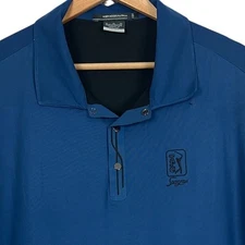 Tiger Woods Mens XL TPC Sawgrass Performance Athletic Golf Dri-FIT Polo Shirt