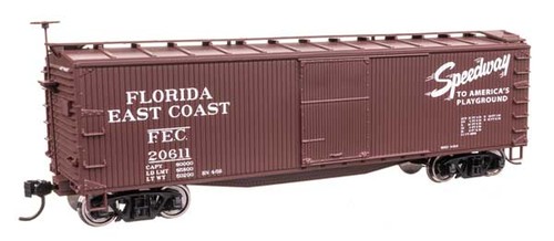 Carro de carga de madera Walthers Mainline 910-40179 escala HO 40' RTR FEC #20611 | Zustand: New