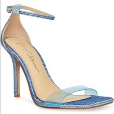 Betsey Johnson Rhinestone Stiletto size 10 Blue
