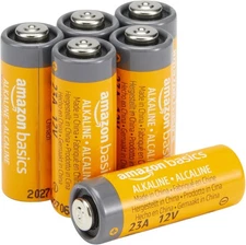 Amazon Basics 6-Pack 23A Alkaline Battery, 12 Volt, Long-Lasting Pack of 6 