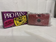 Vintage Pro Plan brand Pet Food Advertising Argus 35mm Camera New in Box Red.