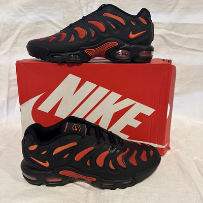 Nike Air Max Plus Drift Black Dragon Red Crimson FD4290-010 Men's size 10.5