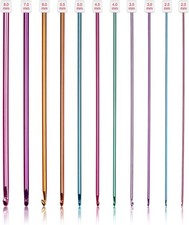 Tunisian Crochet Hooks Set Long Afghan Hooks 2mm to 8mm