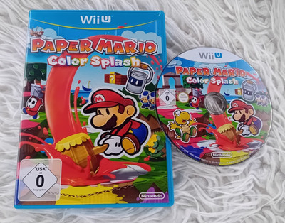 Nintendo Wii u Spiel - Paper Mario: Color Splash - sehr guter Zustand -