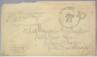 1860s CONFEDERATE CIVIL WAR STAMPLESS SOLDIERS DUE COVER - 26th SOUTH CAROLINA