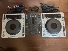 Pioneer DJ CDJ-800MK2 coppia e DJM-400 nero con cavo alimentazione testato e funzionante