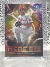 2021 Bowman Chrome FIRST YEAR Genesis GOLD REFRACTOR Andrew Painter RC 18/50