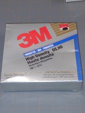 3M Floppy Disks 5.25 1.2 MB SEALED NOS Lot of 10 DS HD Formatted IBM  Compatibl