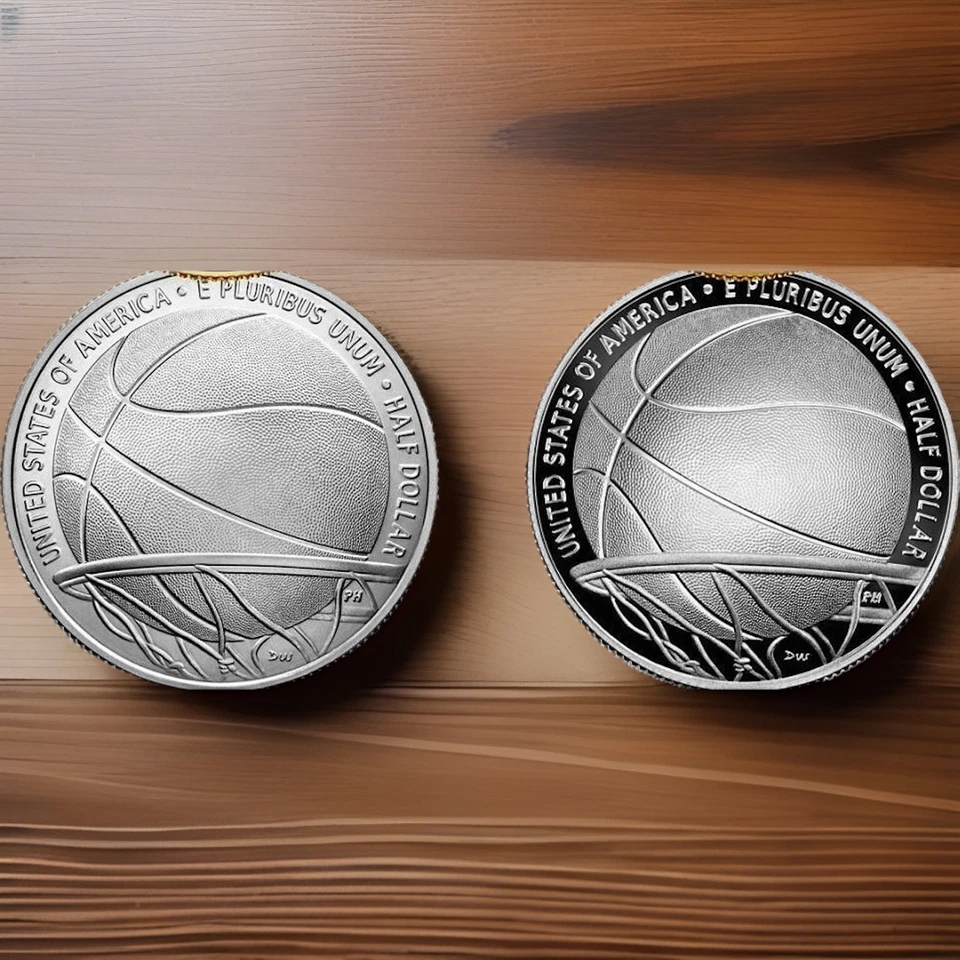 2020-D S Basketball HOF FDOI PCGS MS70 PR70 – Signed by Designer Justin Kunz - Image 2 of 4