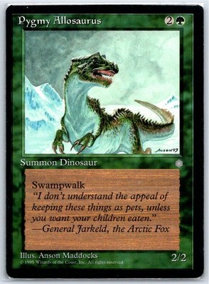 Pygmy Allosaurus Ice Age MP-LP MTG Card