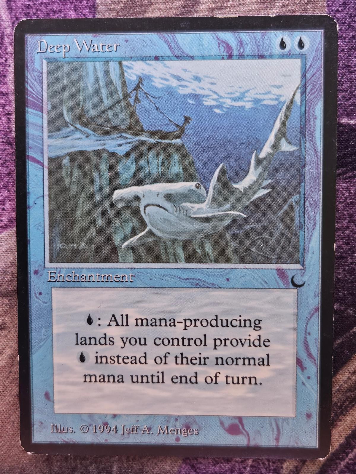 Deep Water Common The Dark Magic: The Gathering Moderately Played