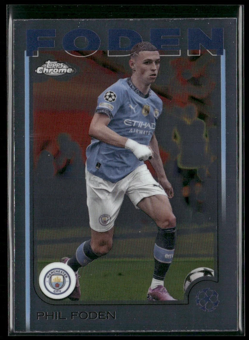 2024-25 Topps Chrome Uefa Club Competitions - Phil Foden #47 for