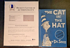 SEUSS SIGNED-True 1st EDITION-1957 