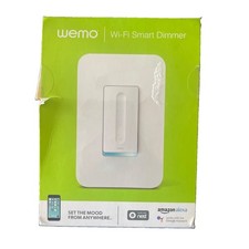 Wemo F7C059 Wi-Fi Smart Dimmer Light Switch N...