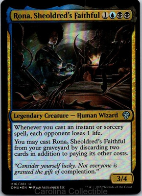 #ad Rona Sheoldred#x27;s Faithful Dominaria United 216 Magic: The Gathering Foil LP $1.95