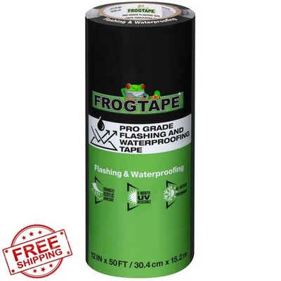 FrogTape 12''x50' Black Flashing Tape
