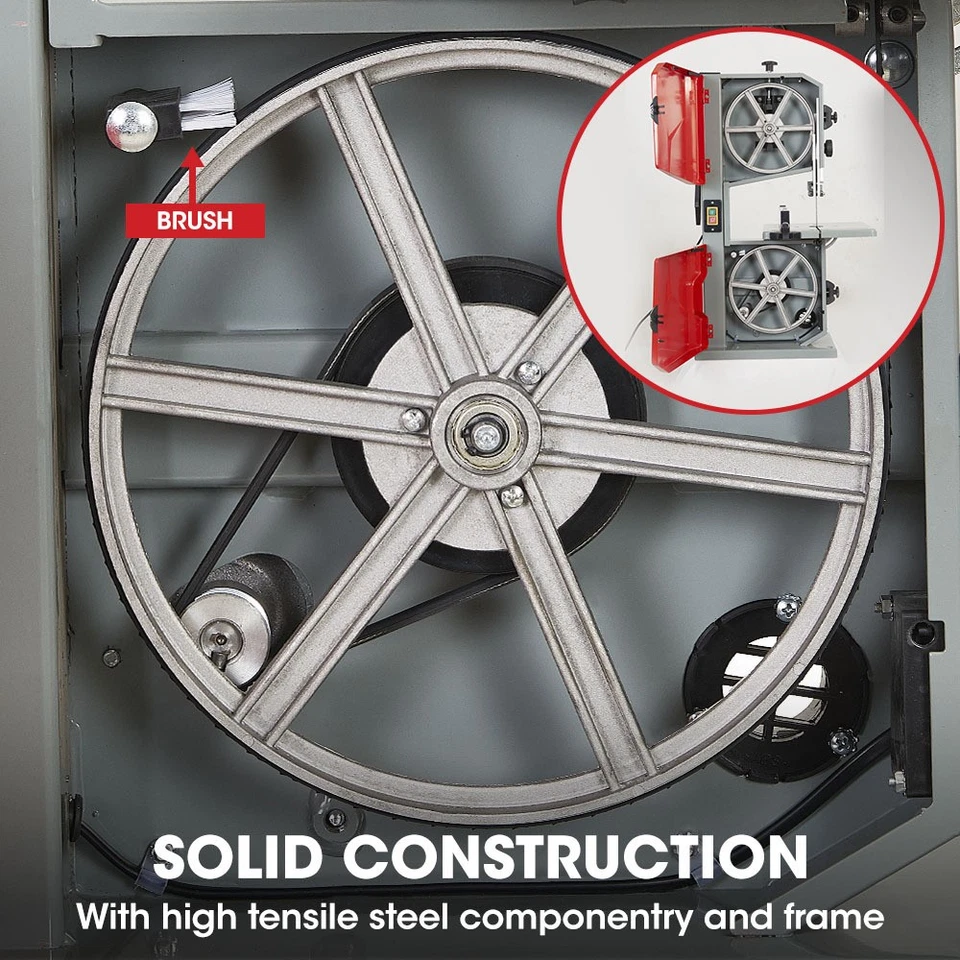 BAUMR-AG 500W Bandsaw Band Saw w/ Stand Wood Timber Vertical Machine Woodworking - image 3 of 4