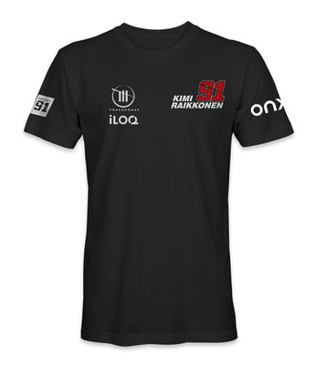 Kimi Räikkönen T-Shirt Austin Sponsor Tee West Coast Choppers Herren Blk. Gr. S