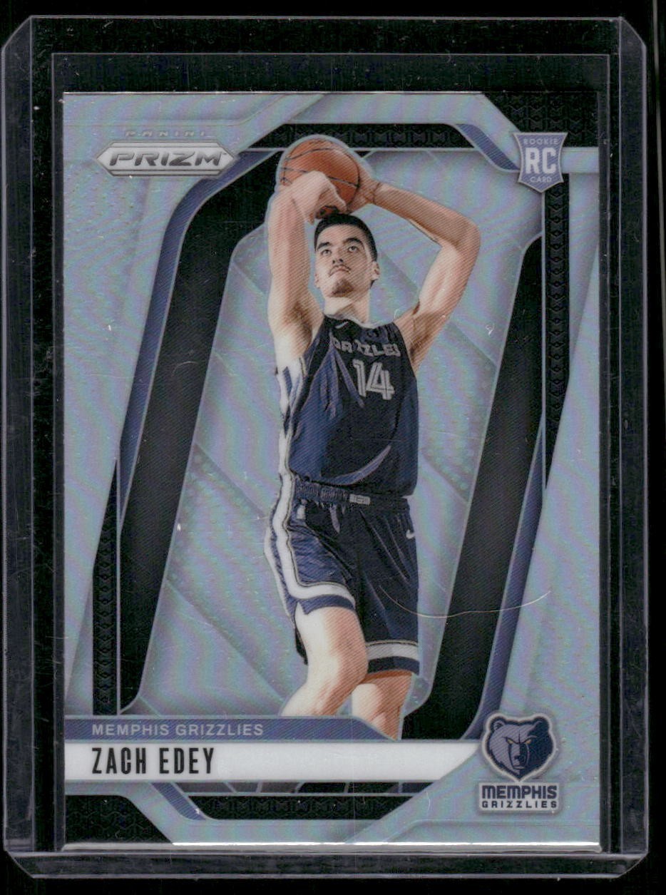 2024-25 Panini Prizm Zach Edey Silver Rookie #249