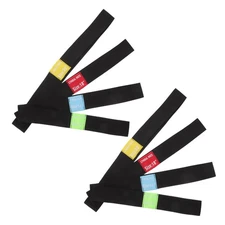  8 PCS Circle Ring Drum Cymbal Mute Dampener Silencer Quiet Drumming