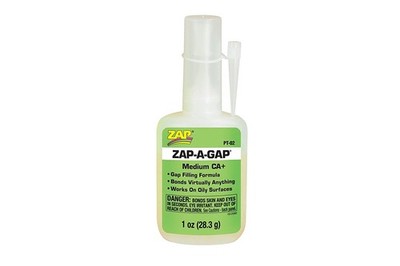 ZAP PT02 A-Gap CA Plus Sekundenkleber Lückenfüllung 28,3g 1 oz, transparent 