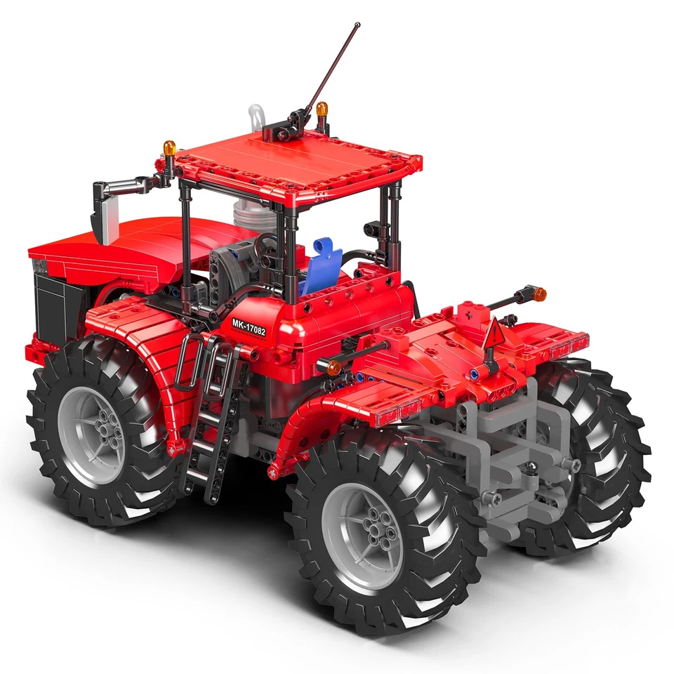 Mould King 17082 Remote Controlled Tractor Red Car Model Building Block Toy Gift - Image 2 of 4