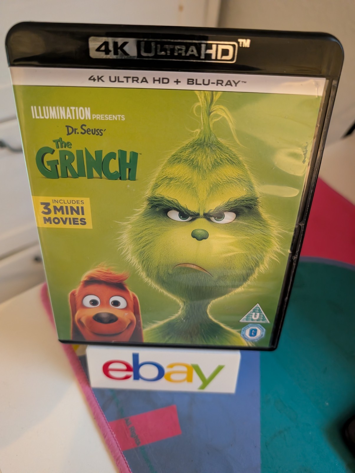 Dr Seuss The Grinch 4K Ultra HD + Blu-ray 3 Mini Movies UK 2 Disc Set